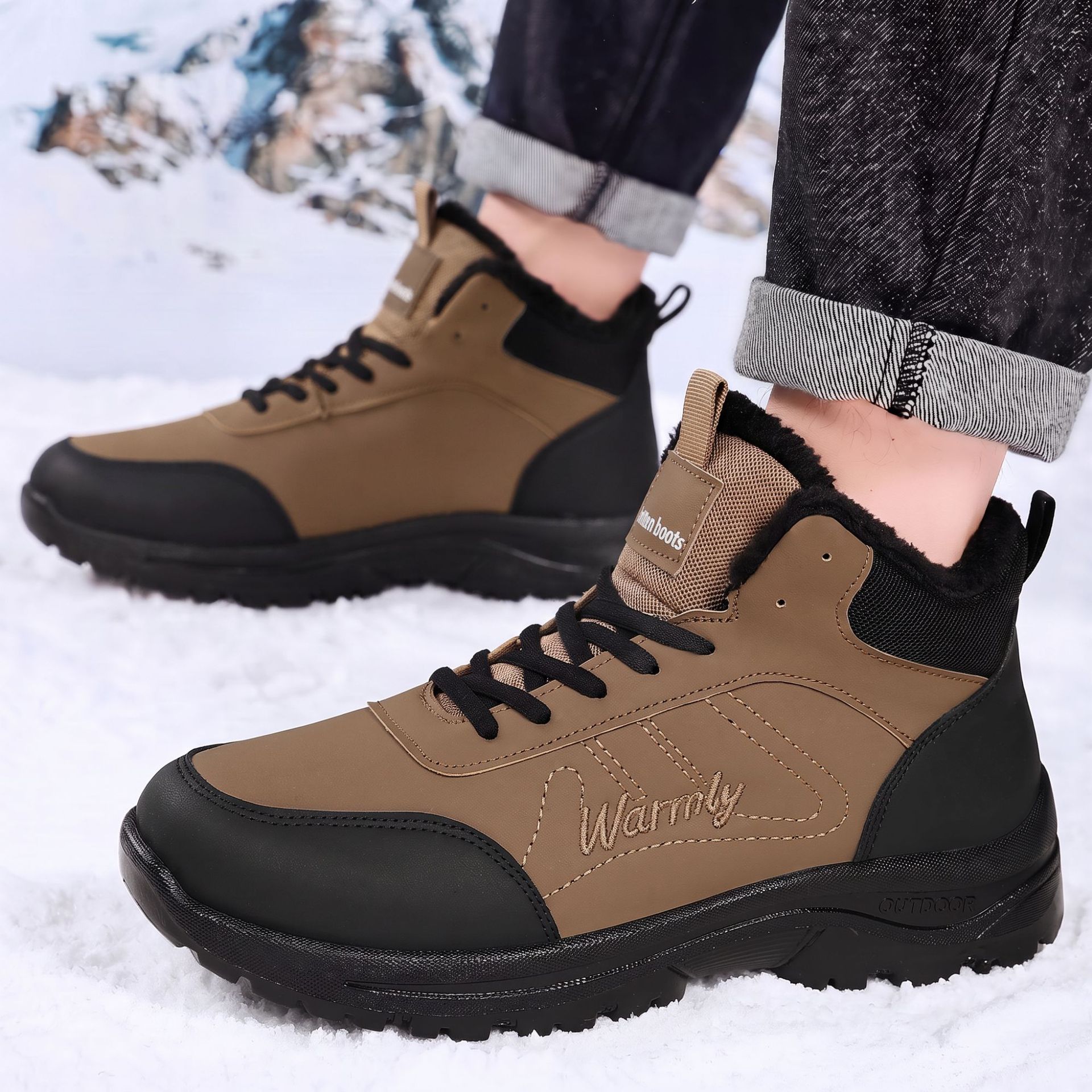 Men'S Shoes Hoka Sale - Chaussures en coton pour hommes avec