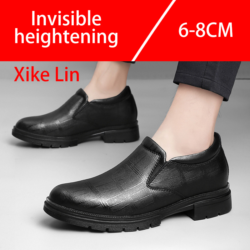 Chaussures en cuir décontracté - Men'S Shoes Increase Height avis et prix