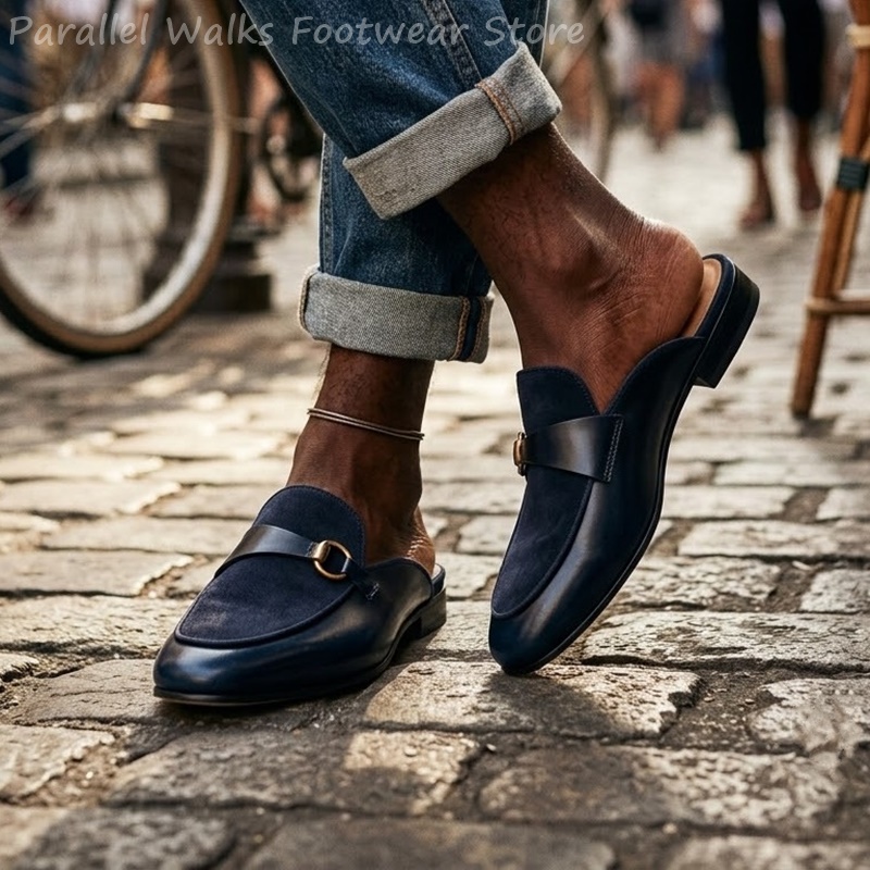 Mules pour hommes en daim et c - Men'S Shoes Smart avis et prix